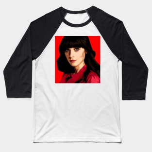 Zooey Deschanel Baseball T-Shirt